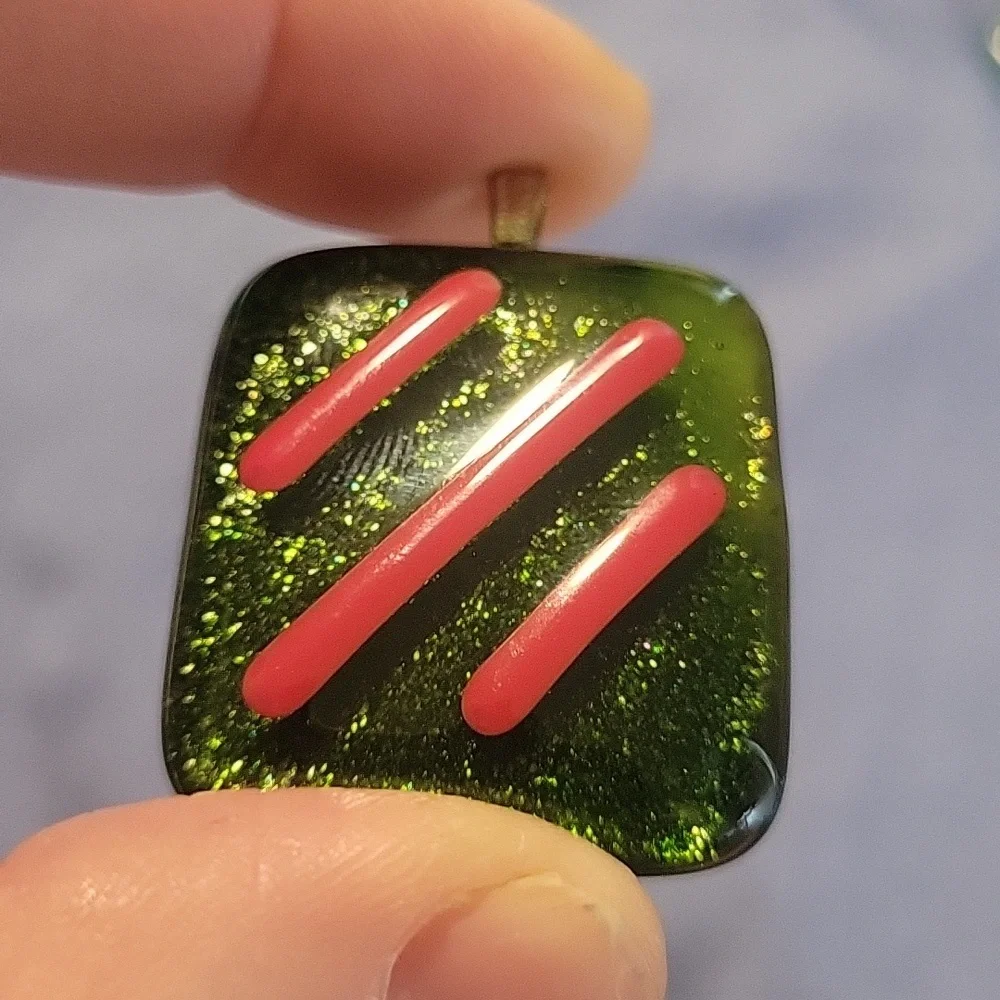 Handcrafted Blown Glass Pendant